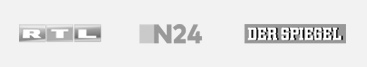 Auch bekannt aus RTL, N24, Der Spiegel