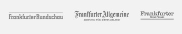 auch bekannt aus Frankfurter Rundschau, Frankfurter Allgemeinen, Frankfurter Neuen Presse